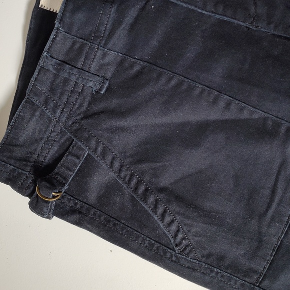 Anthropologie Hei Hei navy blue slim utility cargo pants 29 - Picture 4 of 10